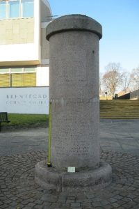 Brentwood Monument before Restoration