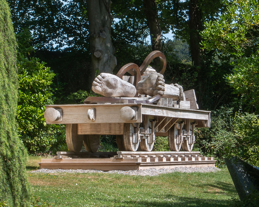 paolozzi sculpture after sculpture restoration treatment