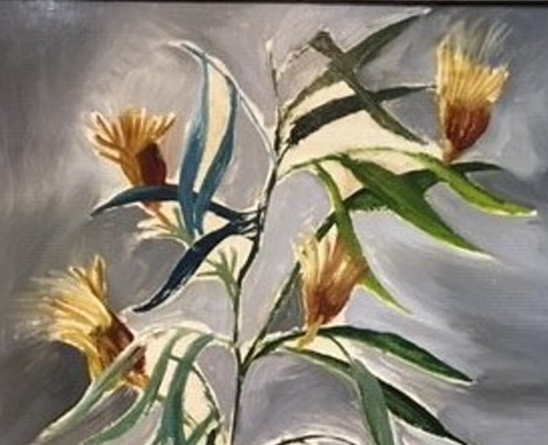 sidney nolan flower painting